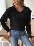 New autumn and winter large collar pullover sweater