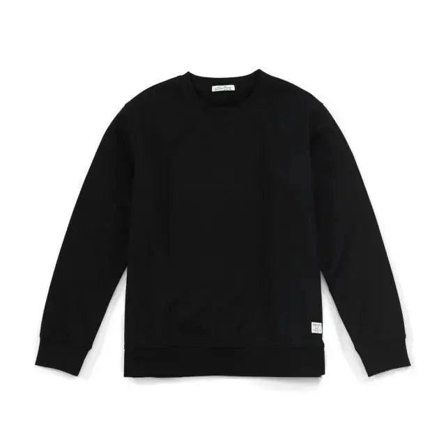 New Autumn  Winter Sweatshirt Men Casual Minimalist Sweatshirt O-Neck For Men Solid Color Ladies Long Sleeve Casual Pullover Clothes Sweatshirt