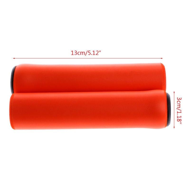 NEW Bicycle Grips Super Light Silicone Non-Slip Shock Absorption Road Handle Bike Bicycles Parts Comfortable Shock Absorption Bike Handlebar Grips Comfort Ergo Handlebar Grip Designed For  Cycling