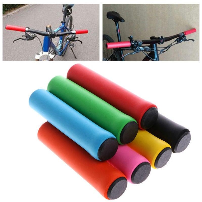 NEW Bicycle Grips Super Light Silicone Non-Slip Shock Absorption Road Handle Bike Bicycles Parts Comfortable Shock Absorption Bike Handlebar Grips Comfort Ergo Handlebar Grip Designed For  Cycling
