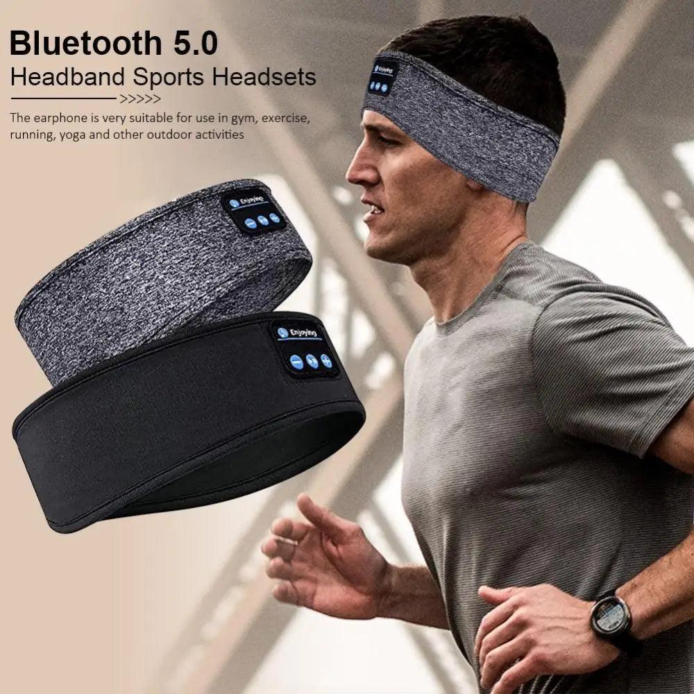 New  Bluetooth Wireless Headphones Sports Headband Soft Elastic Comfortable Headphones For Sleep Music Headset Speakers