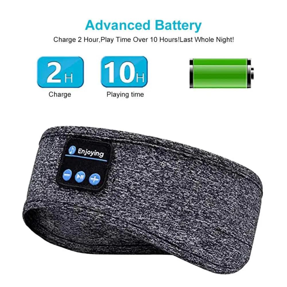 New  Bluetooth Wireless Headphones Sports Headband Soft Elastic Comfortable Headphones For Sleep Music Headset Speakers