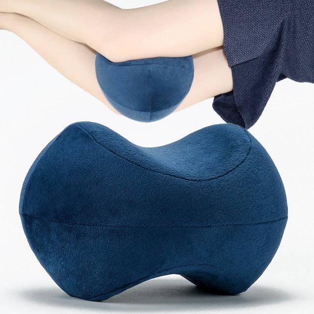 New Brand Memory Foam Knee Pillow Orthopedic Leg Pillow Bed Cushion Support Pain Relief Protect Knee Legs Orthopedic Knee Pillow for Sciatica Relief Back Pain Leg Pain Pregnancy Hip Joint Pain Soothing Pain Relief for Sciatica Back Hips Knees Joints