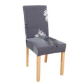 New Chair Covers Spandex Stretch Chair Covers Dining Slipcover Decorative Chair Cover floral For Kitchen Wedding Banquet Hotel Stretch Armless Chair Slipcover for Dining Room Seat Cushion, Spandex Kitchen Parson Chair Protector Cover, Removable & Washable