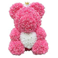 New Charming Diamond Rose Bears 40cm Artificial Flower Teddy Bears For Valentins's Day Mother's Day Birthday Gifts