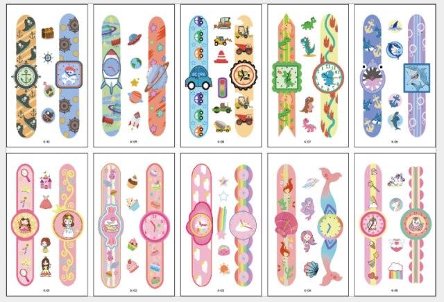 New Children's Sticker Animals Pattern Tattoo Bear Lion Rainbow Luxury Colorful Children Sets