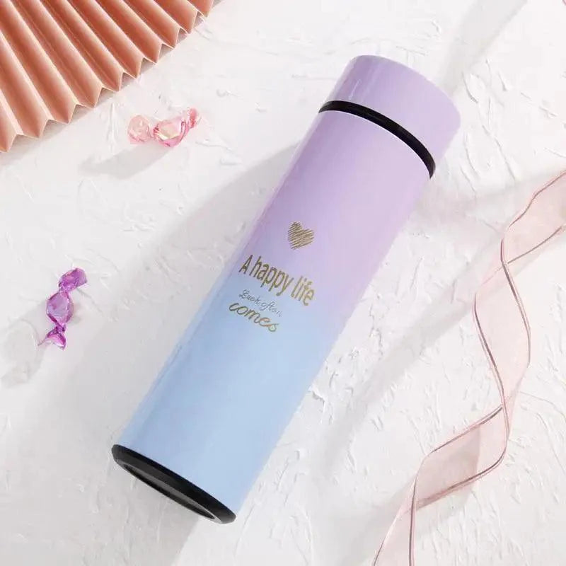 500ML Smart Thermos Water Bottle Led Digital Temperature Display Stainless Steel Coffee Thermal Mugs Intelligent Insulation Cups