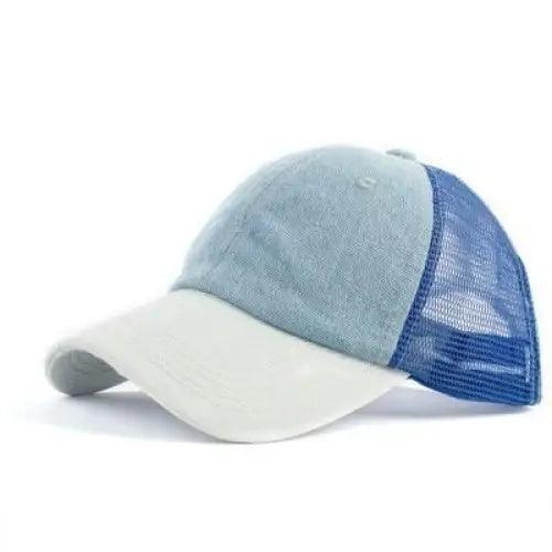 New Elegant Glitter Ponytail Baseball Caps Sequins Shining High Quality Fashionable Cap For Womens Messy Bun Adjustable Snapback Hip Hop Hat
