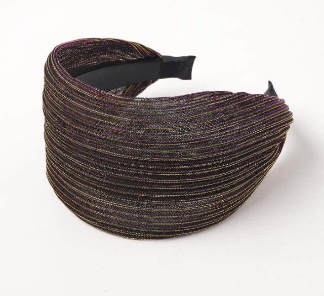 New Fashion Gradient Wide-sided Lace Simple Breathable Toothed Non-slip Headband for Women Girl Hair Accessories Headwear Gorgeous Hair Accessories For Women