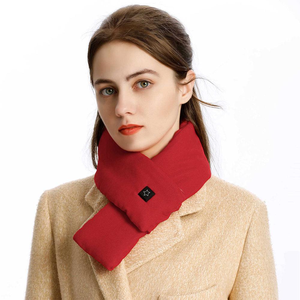 New Fashion Winter USB Heated Scarf Unisex Neck Warmer Neckerchief Winter Rechargeable Heating Elegant Scarf Neck Heating Pad Lightweight Shawl To Keep Your Neck Warm Shawl For Women