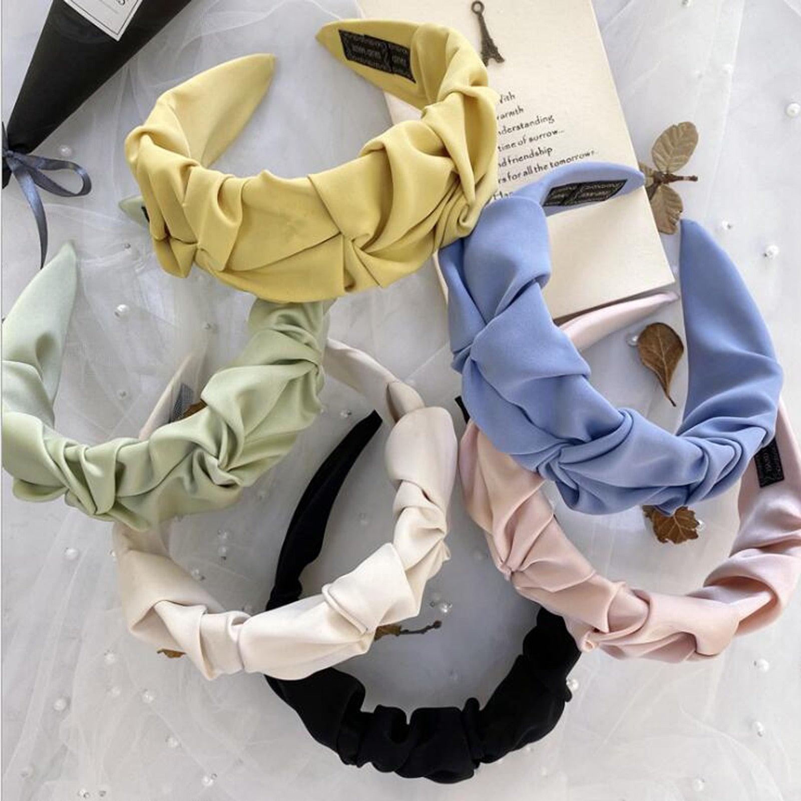 Women Hair Accessories Wide Side Flower Hairband Casual Soft Hair Hoop Quality Headband Gorgeous Hair Accessories For Women