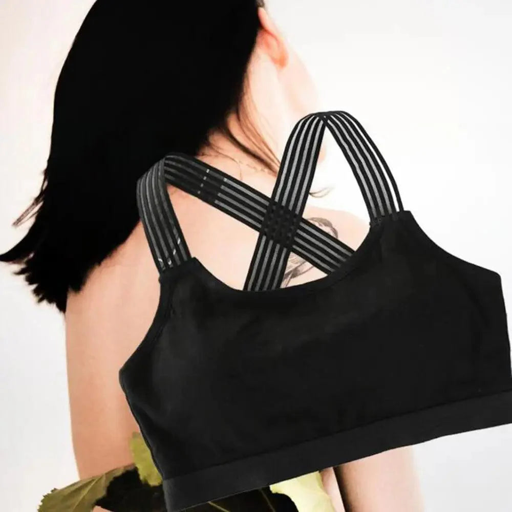 New Fashionable Seamless Sports Bra Women Fitness Top Gym Yoga Bra Shockproof Push Up Sport Bra Running Yoga Gym Crop Top Breathable Workout Bra