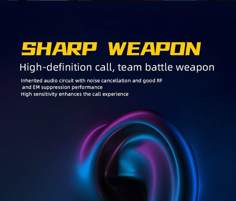 NEW Game TWS 5.0 Earphone Wireless Headphones Stereo Headset Sport Earbuds Microphone With Charging Box For Bluetooth phone