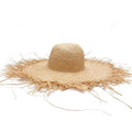 New Handmade Women Straw Sun Hats Large Wide Flat Top Wide Hat Beach Hat Lady Holiday Sun Protection Hat Girls Quality Natural Outdoor Sun Caps For Holiday Vintage Design Hat