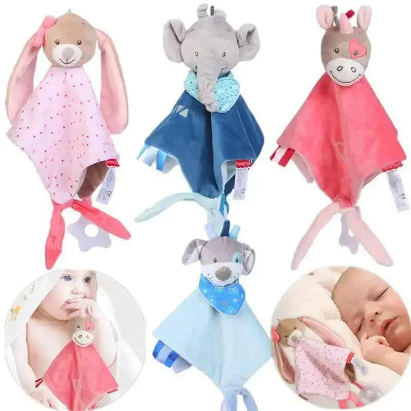 New Incredible Stuffed Toys Soft Animal Rabitt Kids Toy Soothe Appease Towel Saliva Plush Toy for Sleep Pacify Toy Infants Newborn Doll Baby Toys 0 12 Months