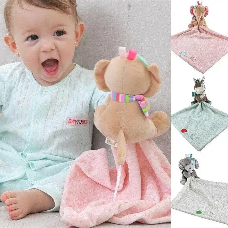New Incredible Stuffed Toys Soft Animal Rabitt Kids Toy Soothe Appease Towel Saliva Plush Toy for Sleep Pacify Toy Infants Newborn Doll Baby Toys 0 12 Months