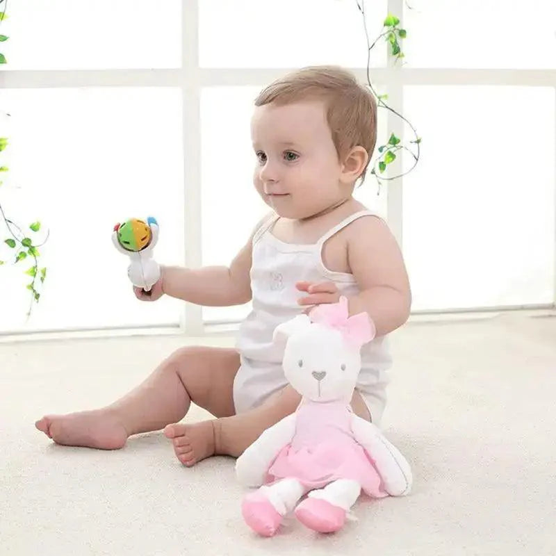 New Incredible Stuffed Toys Soft Animal Rabitt Kids Toy Soothe Appease Towel Saliva Plush Toy for Sleep Pacify Toy Infants Newborn Doll Baby Toys 0 12 Months