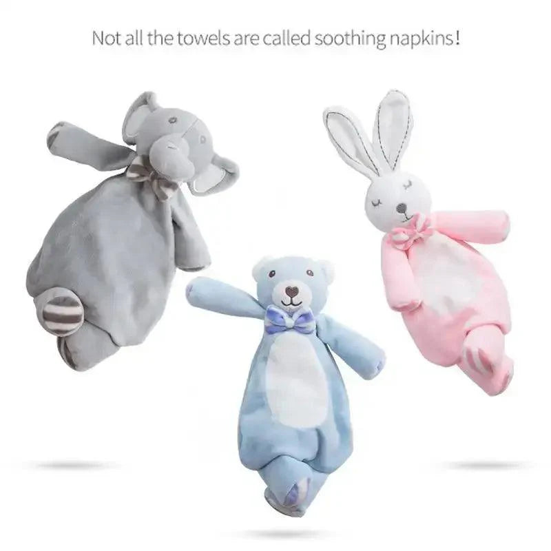 New Incredible Stuffed Toys Soft Animal Rabitt Kids Toy Soothe Appease Towel Saliva Plush Toy for Sleep Pacify Toy Infants Newborn Doll Baby Toys 0 12 Months