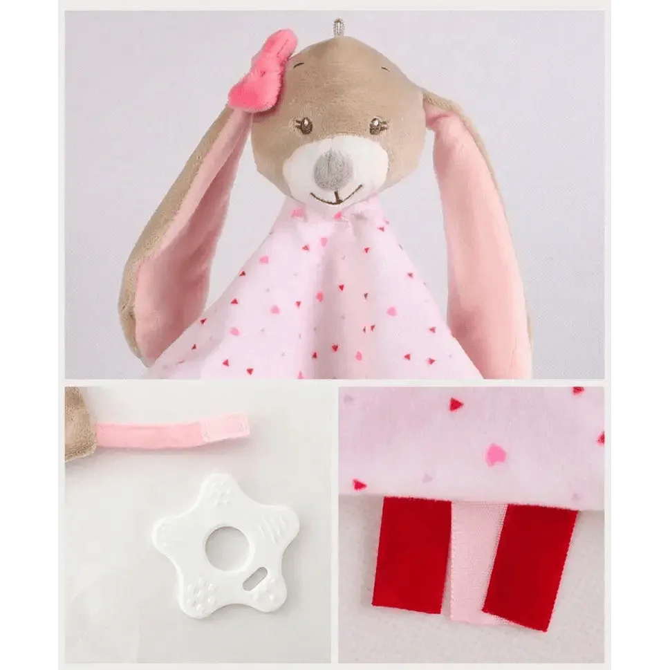 New Incredible Stuffed Toys Soft Animal Rabitt Kids Toy Soothe Appease Towel Saliva Plush Toy for Sleep Pacify Toy Infants Newborn Doll Baby Toys 0 12 Months