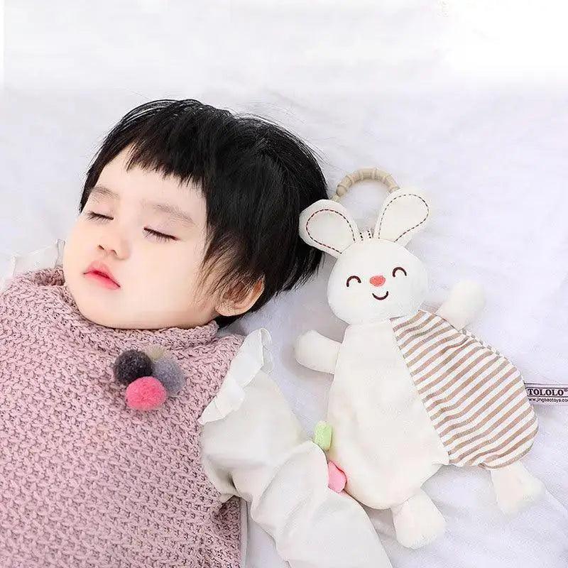 New Incredible Stuffed Toys Soft Animal Rabitt Kids Toy Soothe Appease Towel Saliva Plush Toy for Sleep Pacify Toy Infants Newborn Doll Baby Toys 0 12 Months
