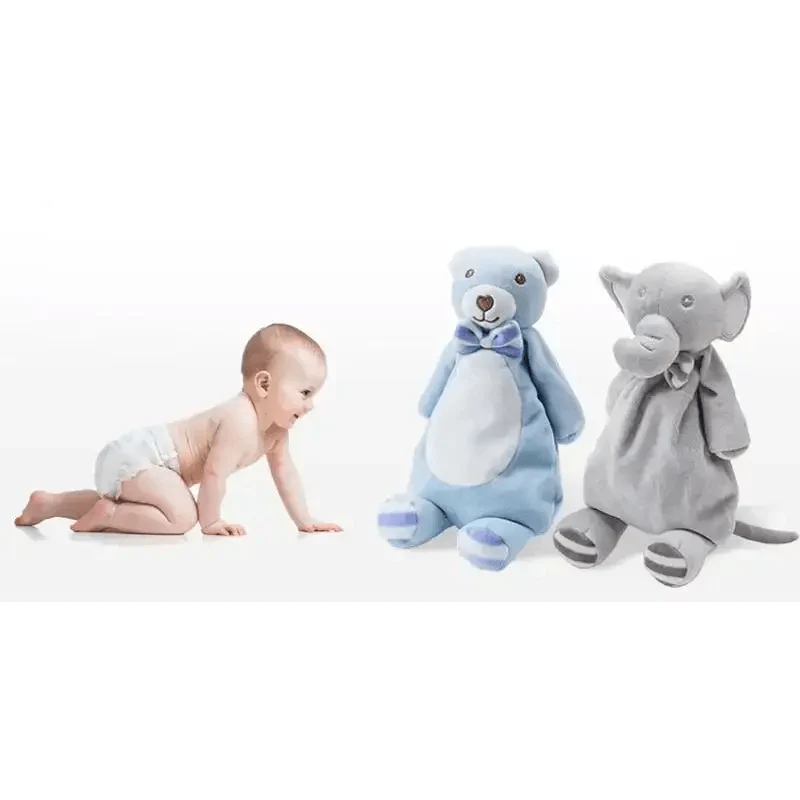 New Incredible Stuffed Toys Soft Animal Rabitt Kids Toy Soothe Appease Towel Saliva Plush Toy for Sleep Pacify Toy Infants Newborn Doll Baby Toys 0 12 Months