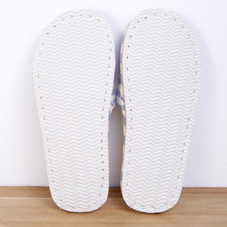 New Linen Slippers For Summer Indoor Wood Floor Cloth Slippers Couple Home Men And Women Cotton Yarn House Slippers For Women Men High Memory Foam Cotton Lining Couples Shoes