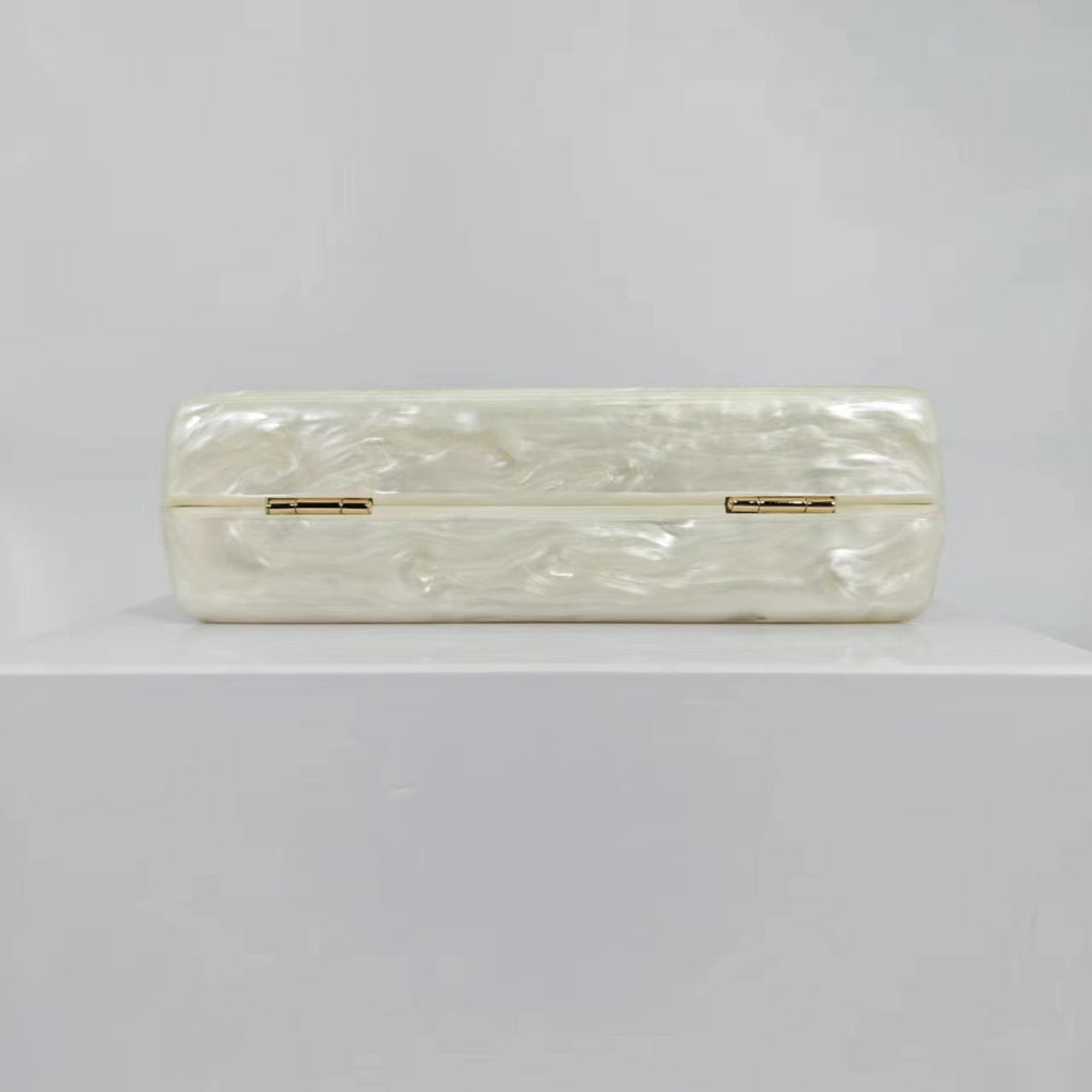 New luggage with acrylic personality, cute, simple, sweet, wedding banquet bag, one shoulder diagonal cross, fashionable woman