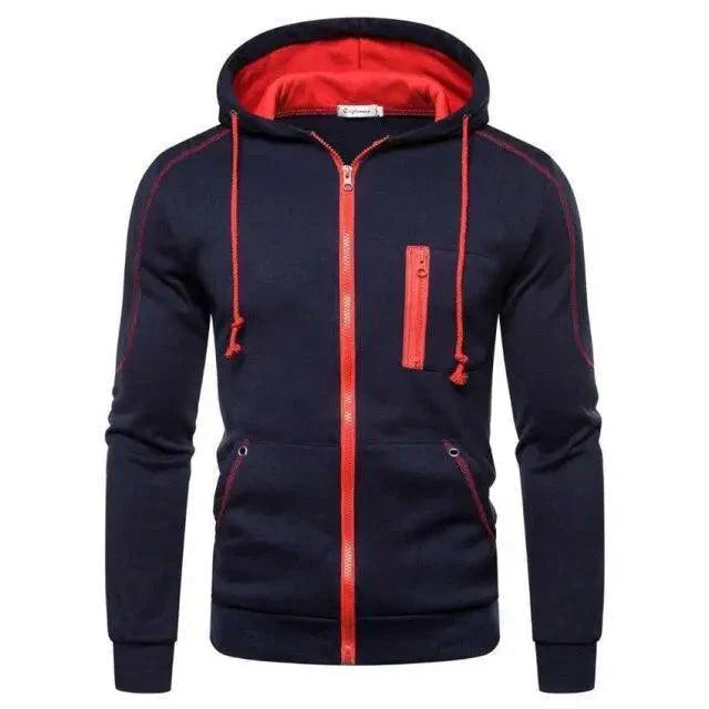 New Men Hoodies Jacket Fleece Hooded Coat Sportwear Male Streetwear Tracksuit Sweatshirts Hoodie Sweatshirt Sets Casual Jogging Athletic Hoodies