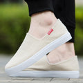 New Mens Womens Casual Flat Canvas Shoes Lightweight Elegant Shoes Men Casual Walking Sneakers Comfortable Modern White Soft Sneakers
