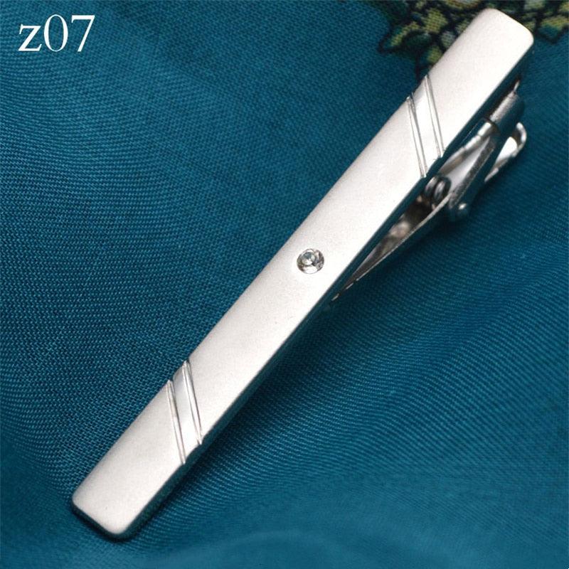 New Metal Silver Color Tie Clip For Men Wedding Necktie Tie Clasp Clip Tie Clips for Men Tie Bar Clip  Regular Ties Necktie Wedding Business Tie Pin Clips Gentleman Ties Bar Elegant Men's Accessories