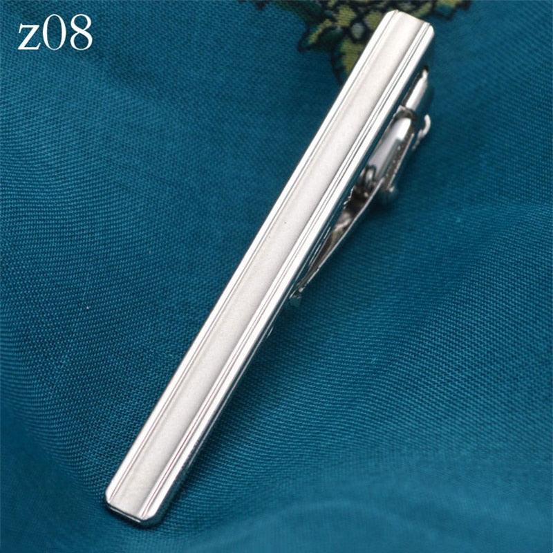 New Metal Silver Color Tie Clip For Men Wedding Necktie Tie Clasp Clip Tie Clips for Men Tie Bar Clip  Regular Ties Necktie Wedding Business Tie Pin Clips Gentleman Ties Bar Elegant Men's Accessories