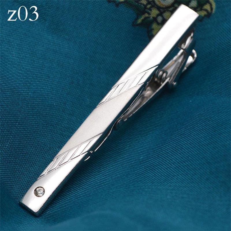 New Metal Silver Color Tie Clip For Men Wedding Necktie Tie Clasp Clip Tie Clips for Men Tie Bar Clip  Regular Ties Necktie Wedding Business Tie Pin Clips Gentleman Ties Bar Elegant Men's Accessories