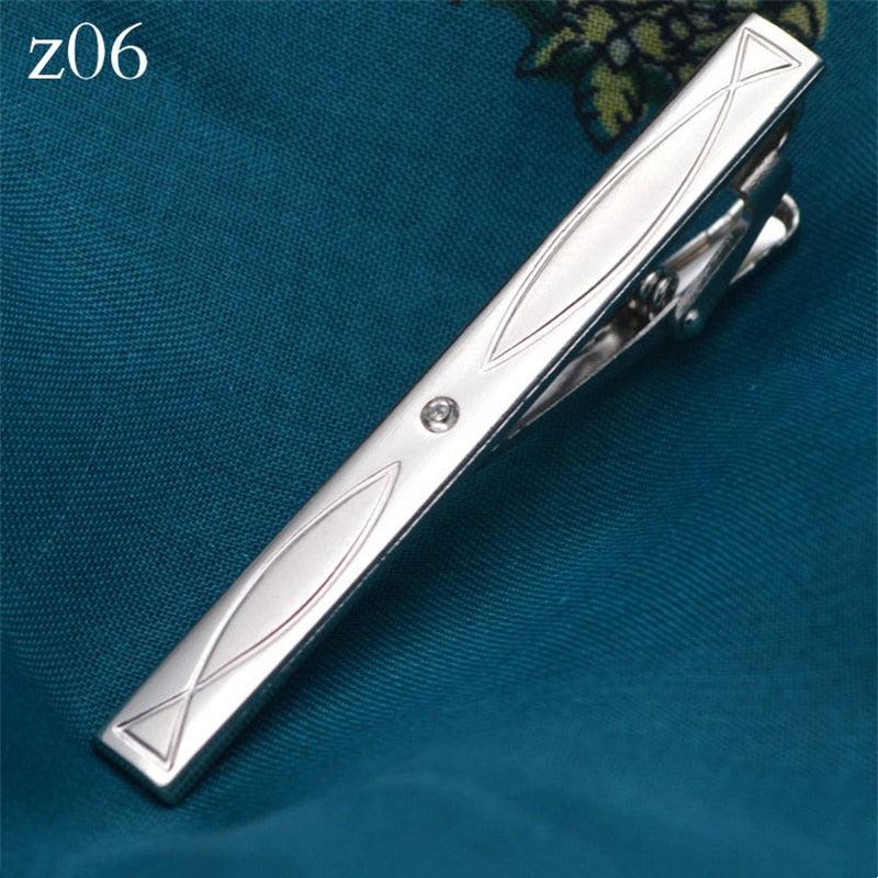 New Metal Silver Color Tie Clip For Men Wedding Necktie Tie Clasp Clip Tie Clips for Men Tie Bar Clip  Regular Ties Necktie Wedding Business Tie Pin Clips Gentleman Ties Bar Elegant Men's Accessories