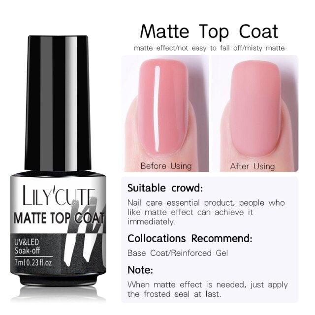 New Modern Fashion Colorful Matte Effect UV Gel Nail Polish Permanent Nail Painting Gel Luxury Matt Style For Women and Girls