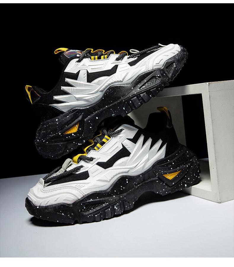New Sports Mens Flats Sneakers Modern Design Man Running Shoes Mixed Colors Fashion Sports Black Popular Style Running Casual Walking Sneakers