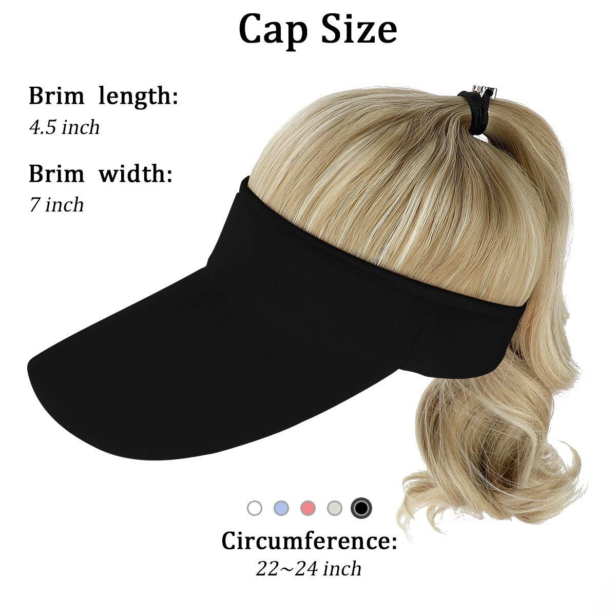 Ponytail Extension Cap hair Synthetic Wig Curly Wavy Wigs with Visor Hat hair Wigs for Women Hat Baseball Wigs For Black Women Cosplay Wigs For Women