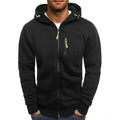 New Stylish Trendy Spring Winter Men Hoodie Hooded Coats Casual Sweatshirts Male Tracksuit Fashion Hoodie Men's Sports Leisure Fitness Jacquard Sweater Fleece Cardigan Hooded Jacket Sweater