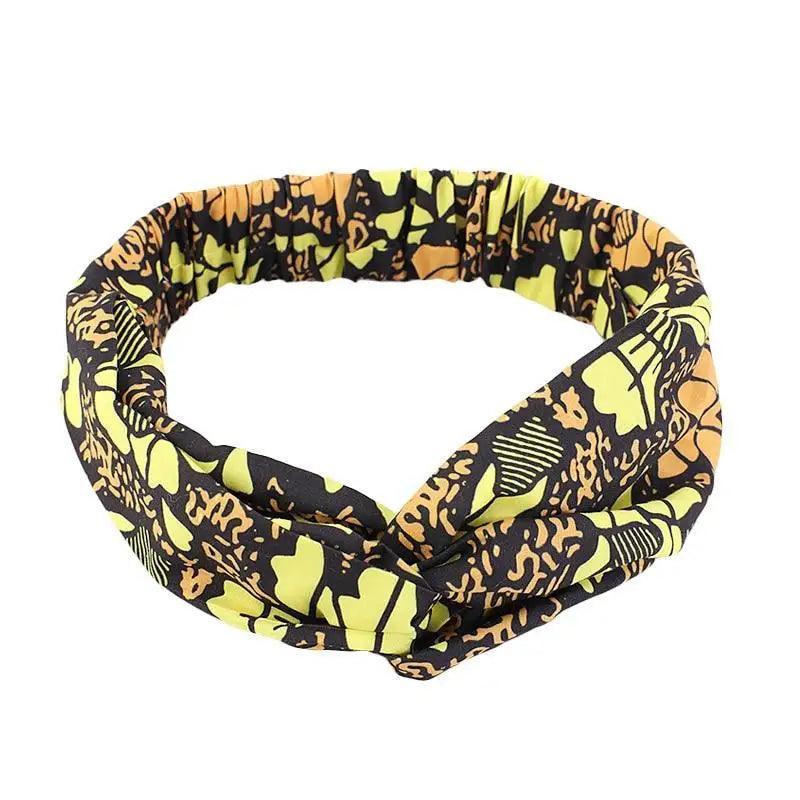 New Vintage African Print Stretch Bandana Head Wrap Long Scarf satin Floral Women Party Turban Headwear Cap Hair Accessories