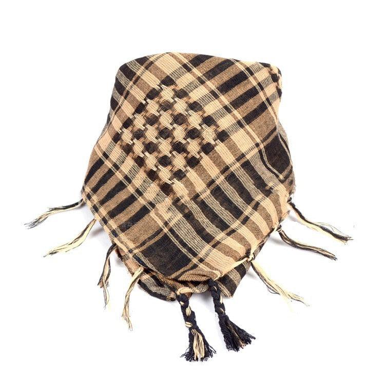 New Winter Women Men Windproof Warmer Military Scarf Muslim Hijab Unisex Scarves Tassel Desert Arab Keffiyeh Shawl  Scarf Military Shemagh Tactical Desert Keffiyeh Head Neck Scarf Arab Wrap with Tassel