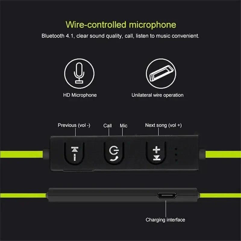 New Wireless Bluetooth Earphones Training Headphones Music Sport Headset Gaming Handsfree For All Smart Phones Bluetooth Earphone Wireless Headphones for Mobile Phone Sports Stereo Bluetooth