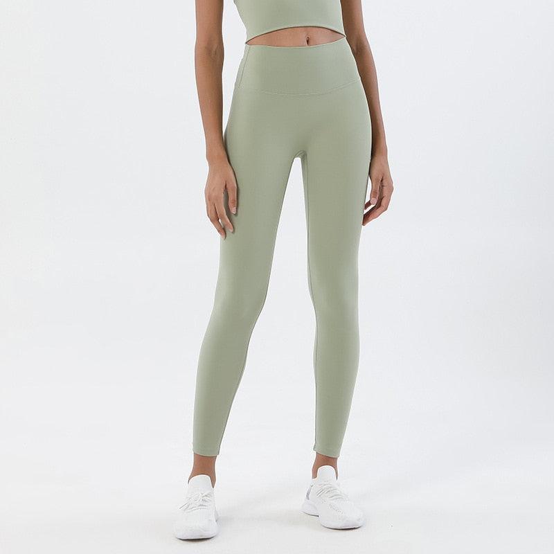 New Yoga Pants Women Leggings Fitness Girl Soft Pants Tight High Waist Women's Sports Pants Yoga Pants Leggings Workout Pants With Pocket Stretchable Sports Fitness Running Pants For Women & Girls