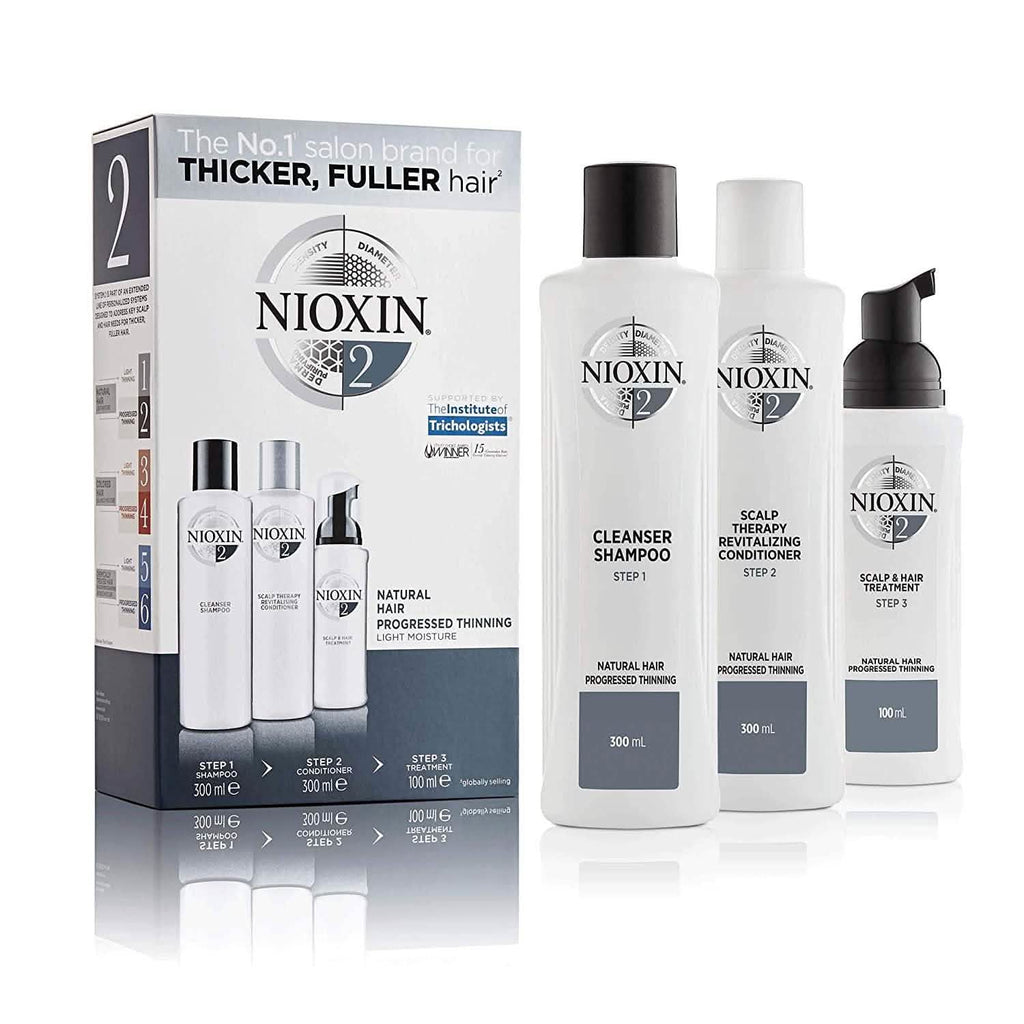 Nioxin Full-Size System Kits for Progressed to Advanced Thinning Hair