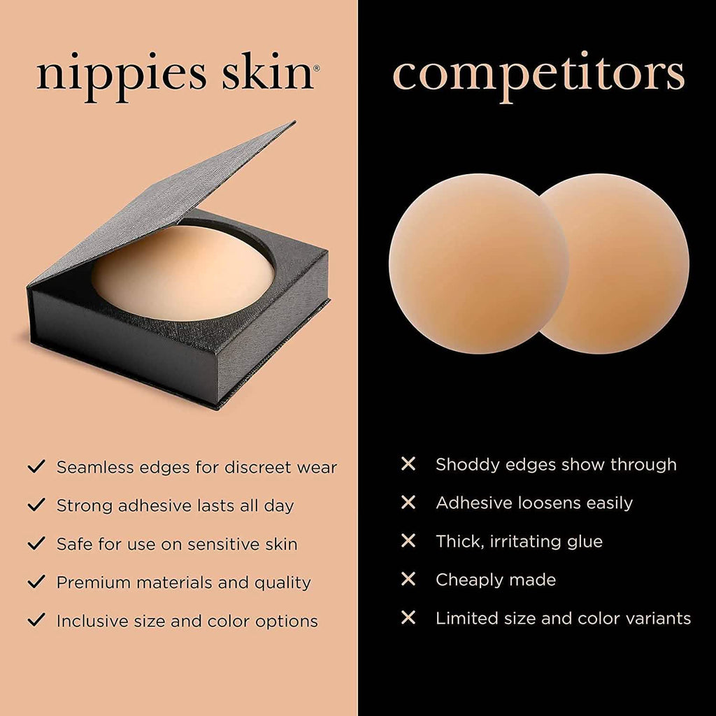 Nipple Covers Adhesive Silicone Pasties with Travel Box