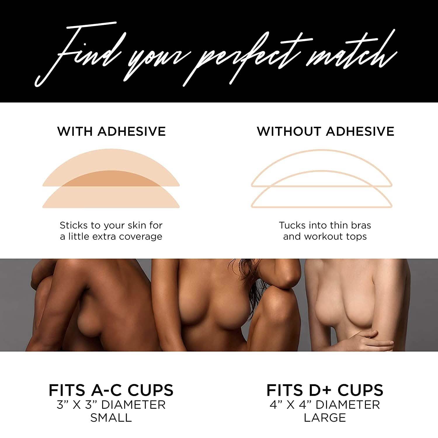 Nipple Covers Adhesive Silicone Pasties with Travel Box
