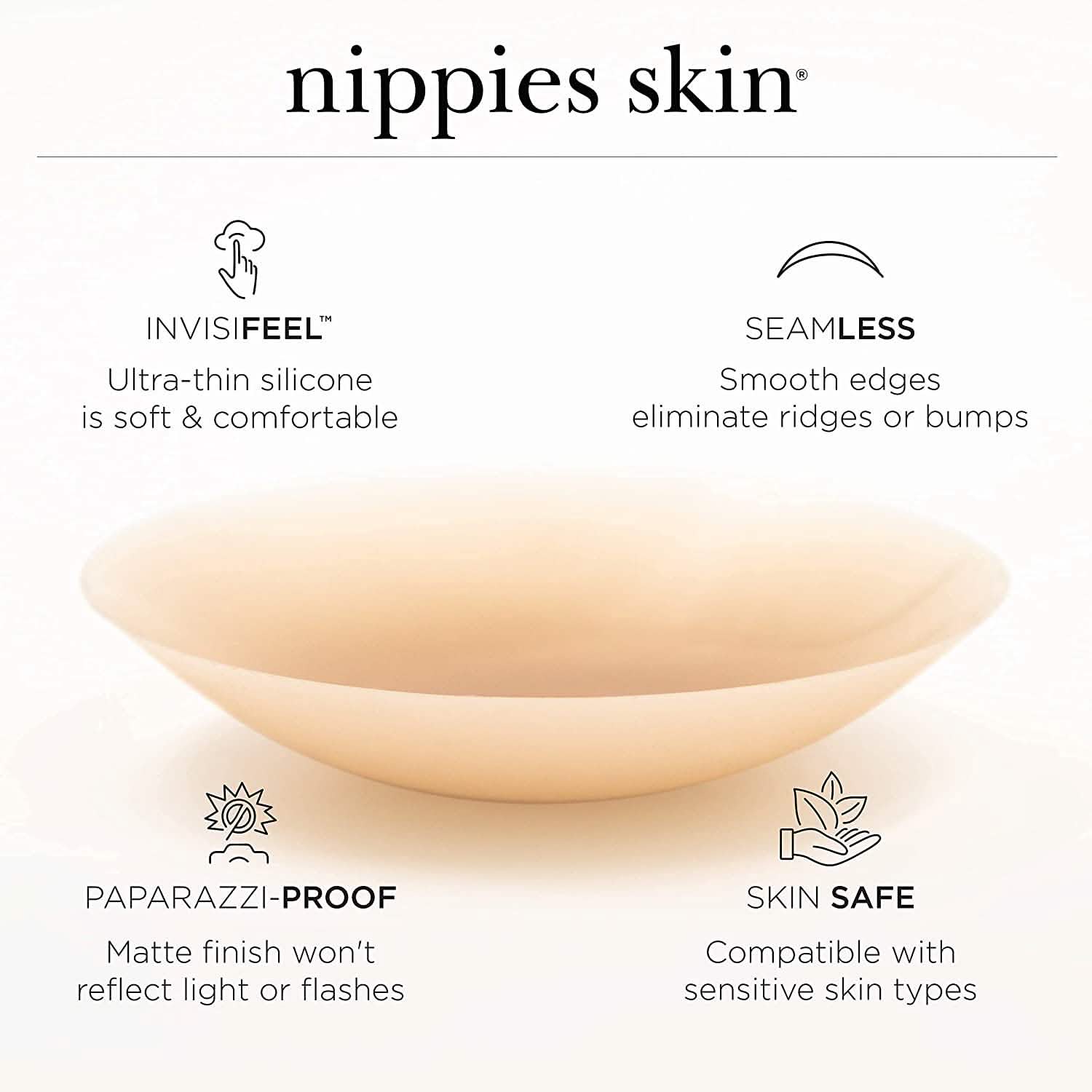 Nipple Covers Adhesive Silicone Pasties with Travel Box