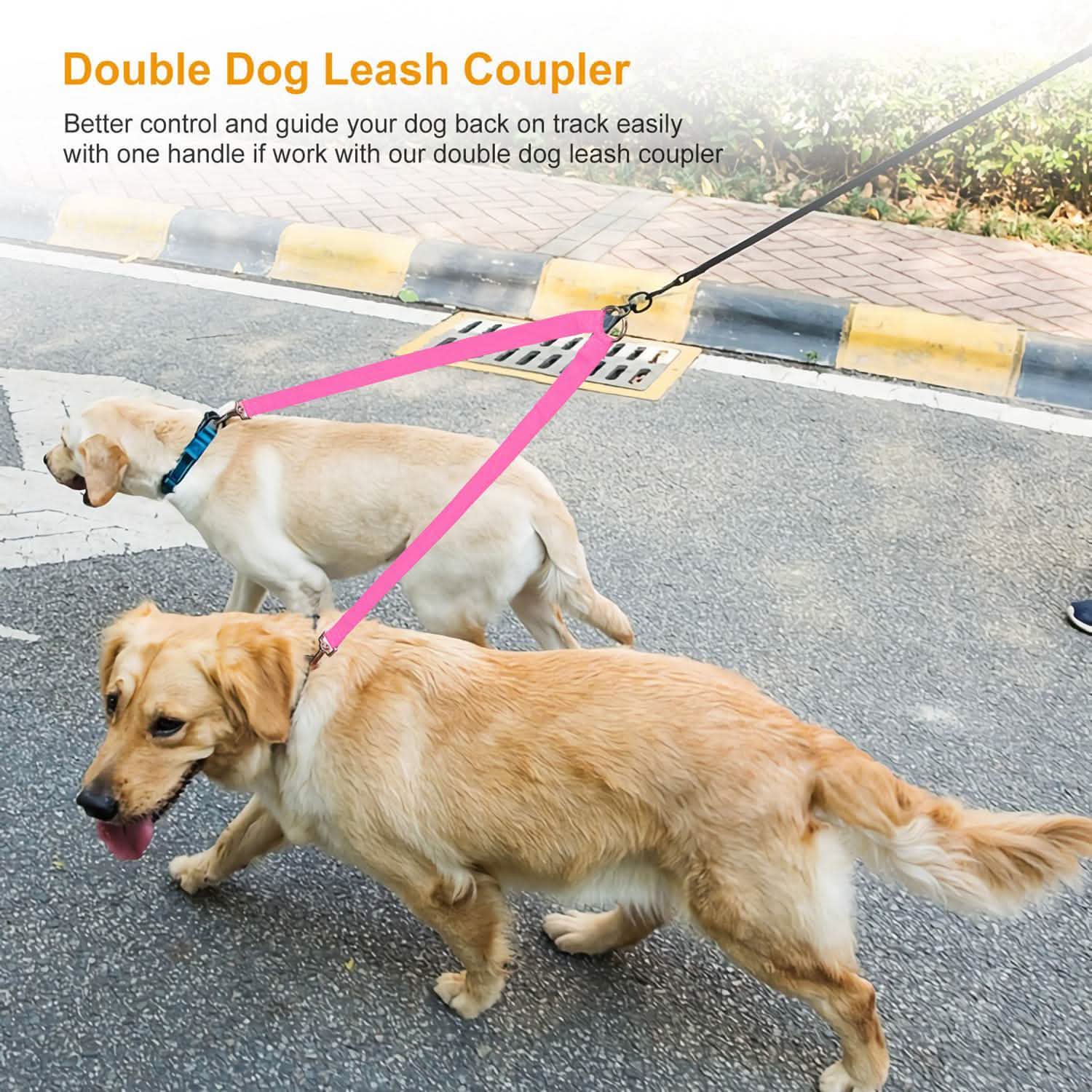 No-Tangle Dual Dogs Leash