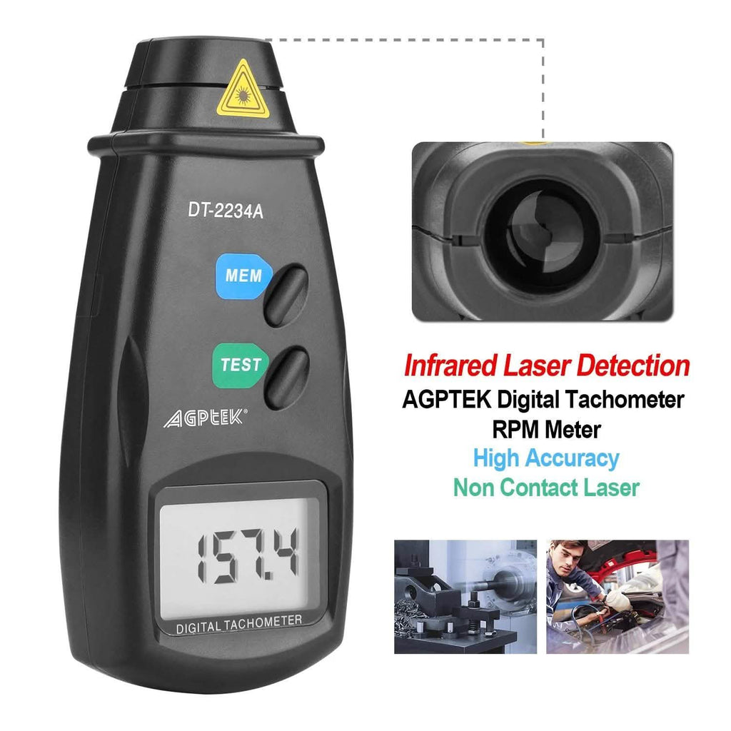 Non Contact Digital Tachometer 20713A