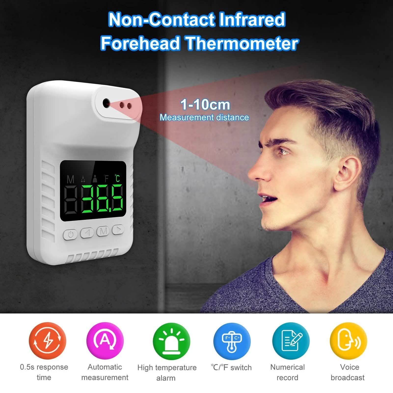 Non-Contact Infrared Forehead Thermometer