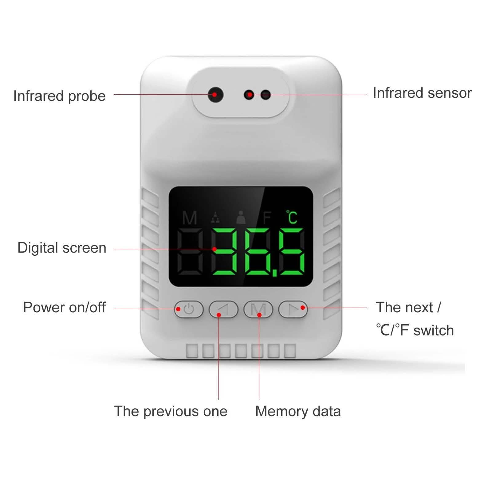 Non-Contact Infrared Forehead Thermometer