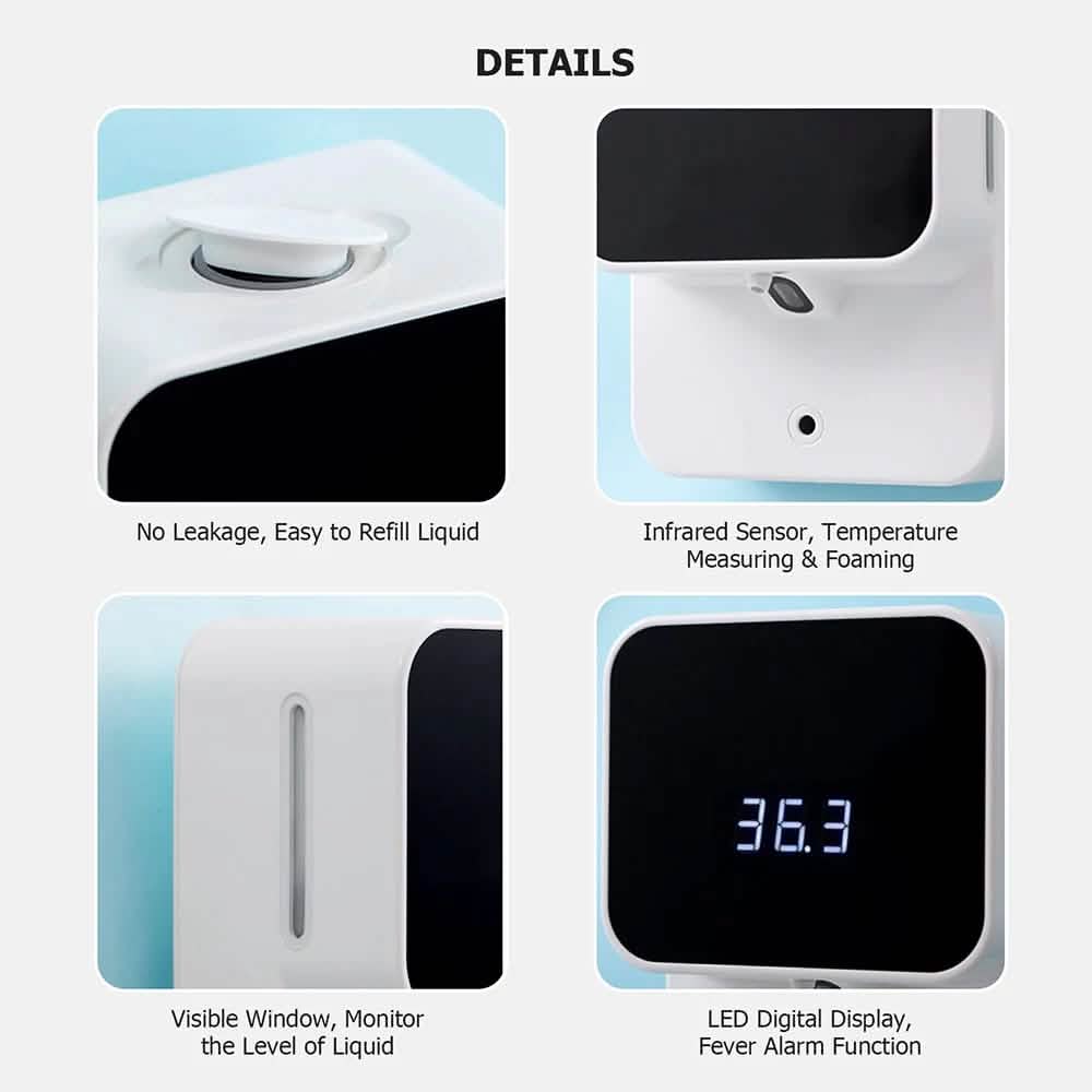 Non-Contact Temperature Measurement Soap Dispenser